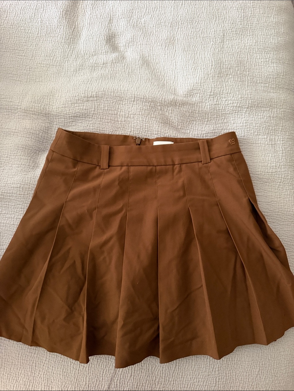 Sunday Best olive skirt Brown High-Waist Skirt